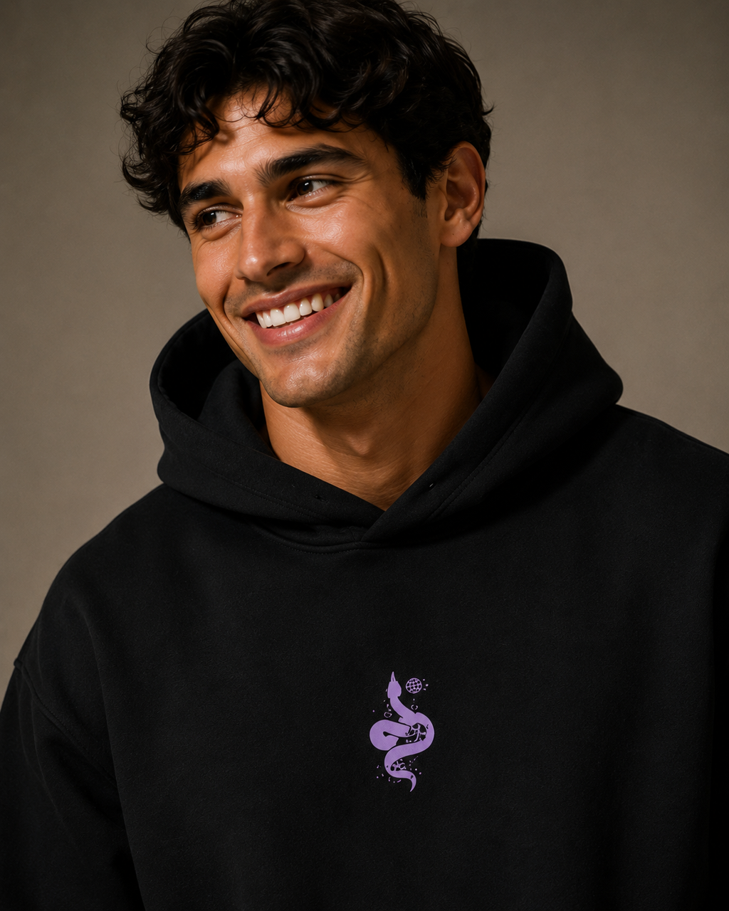 OFFLINE™ Violet Serpent Hoodie