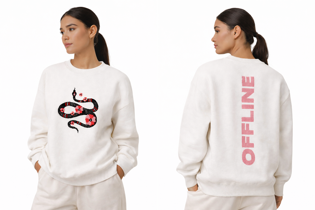 OFFLINE Serpent Knit Crewneck