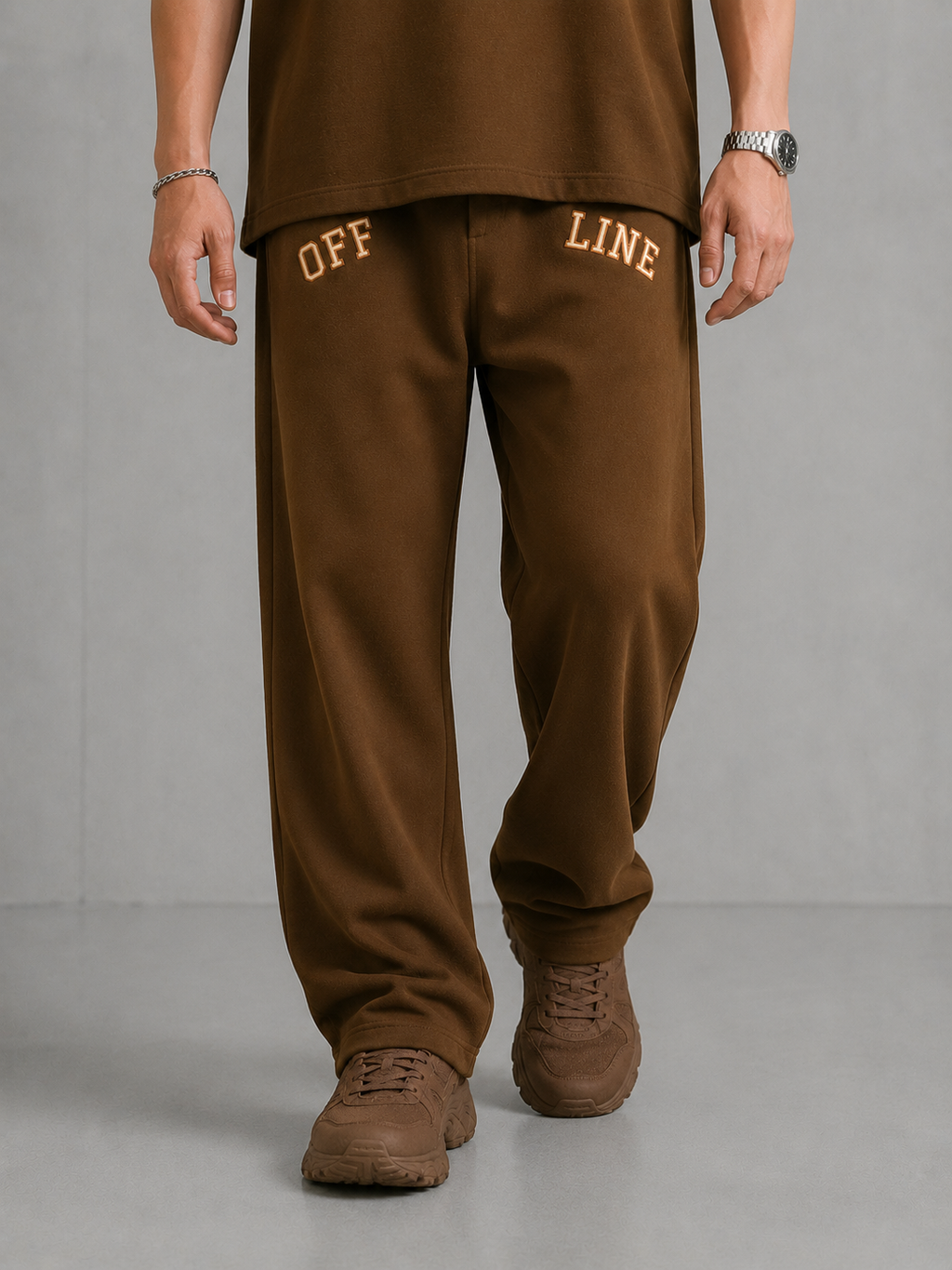 OFFLINE™ Cotton Wide-Leg Pants — Cream