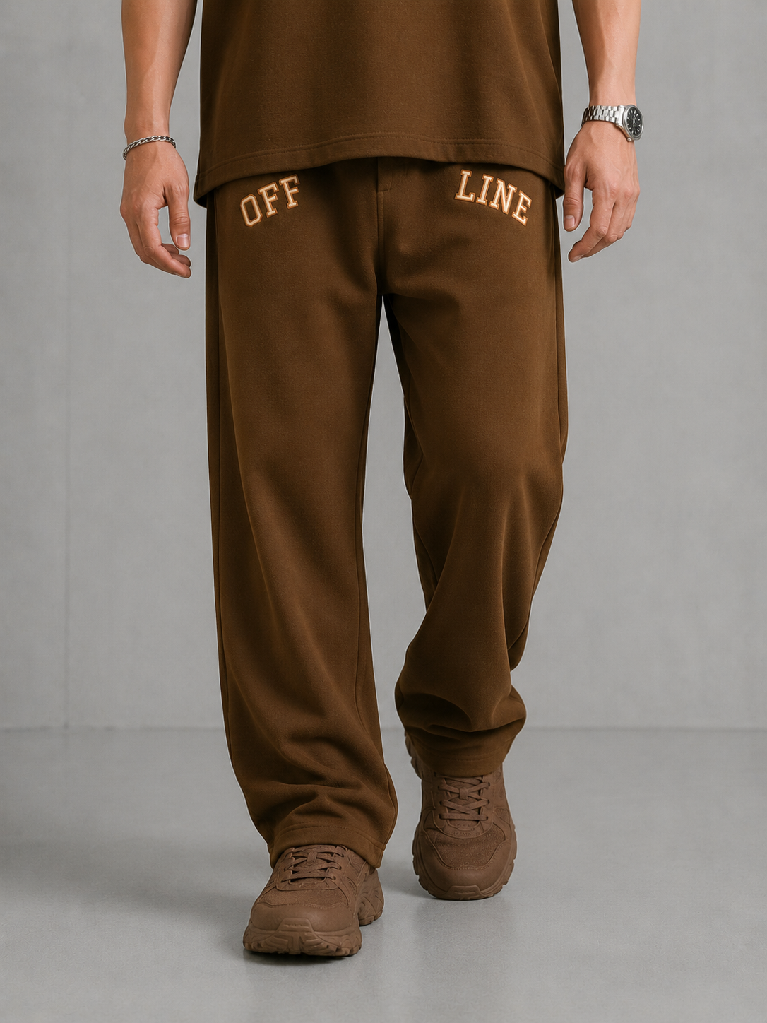 OFFLINE™ Cotton Wide-Leg Pants — Cream