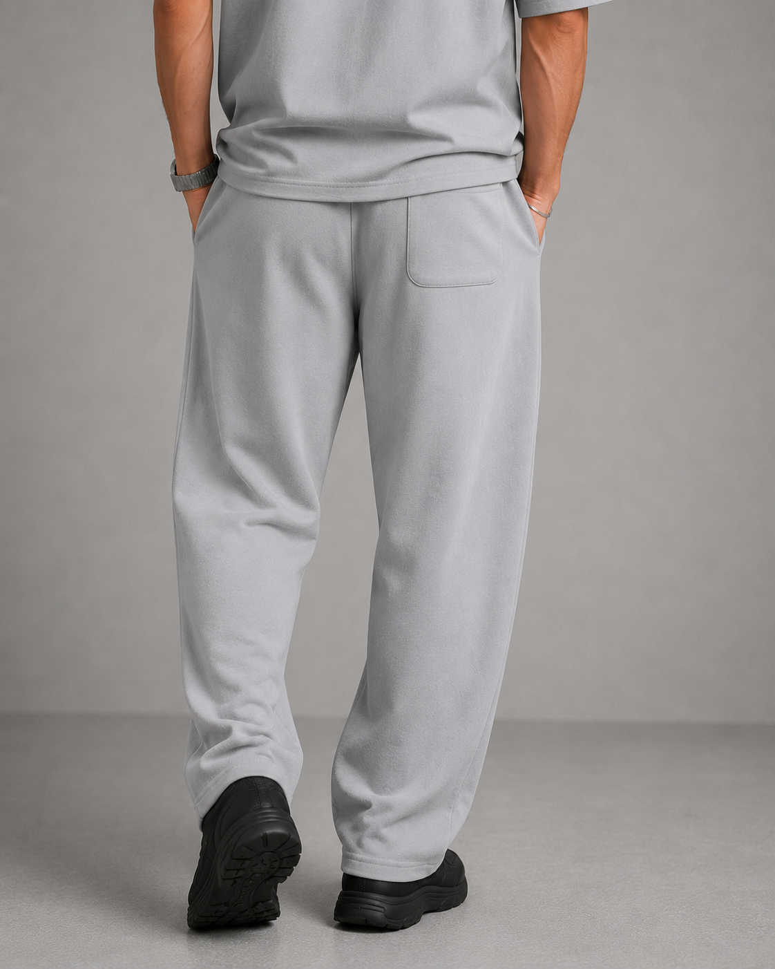 OFFLINE™ Cotton Wide-Leg Pants — Grey
