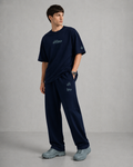 OFFLINE™ Organic High Neck Tee — French Navy