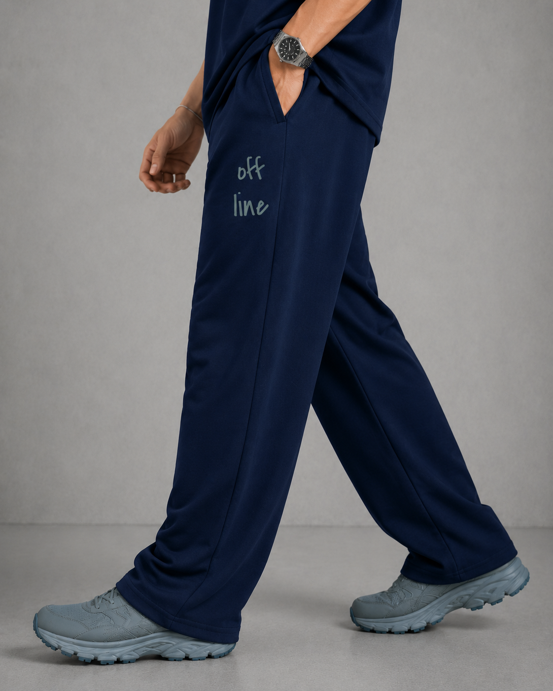 OFFLINE™ Cotton Wide-Leg Pants — Olive