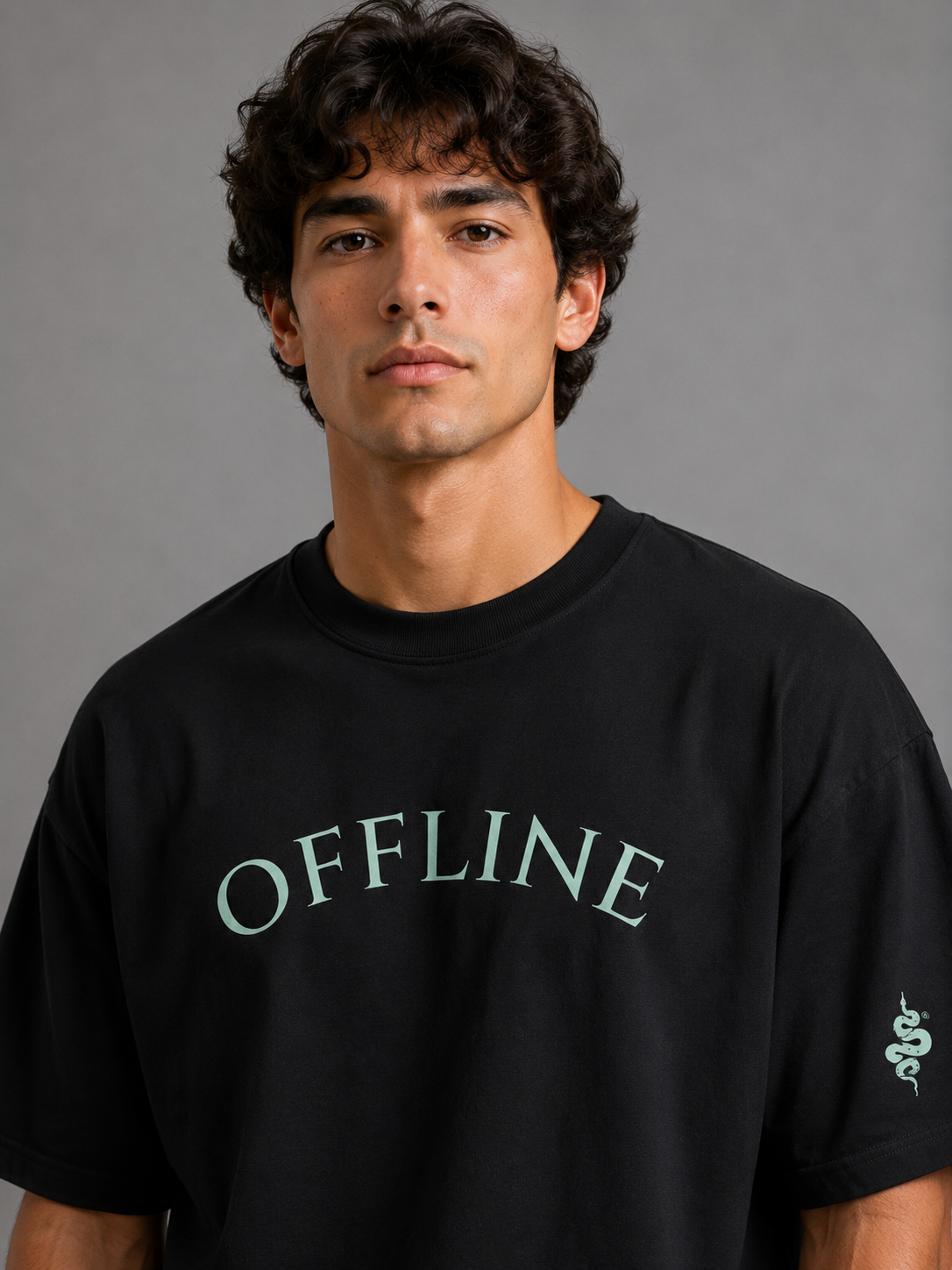 OFFLINE™ Boxy Tee — dark navy