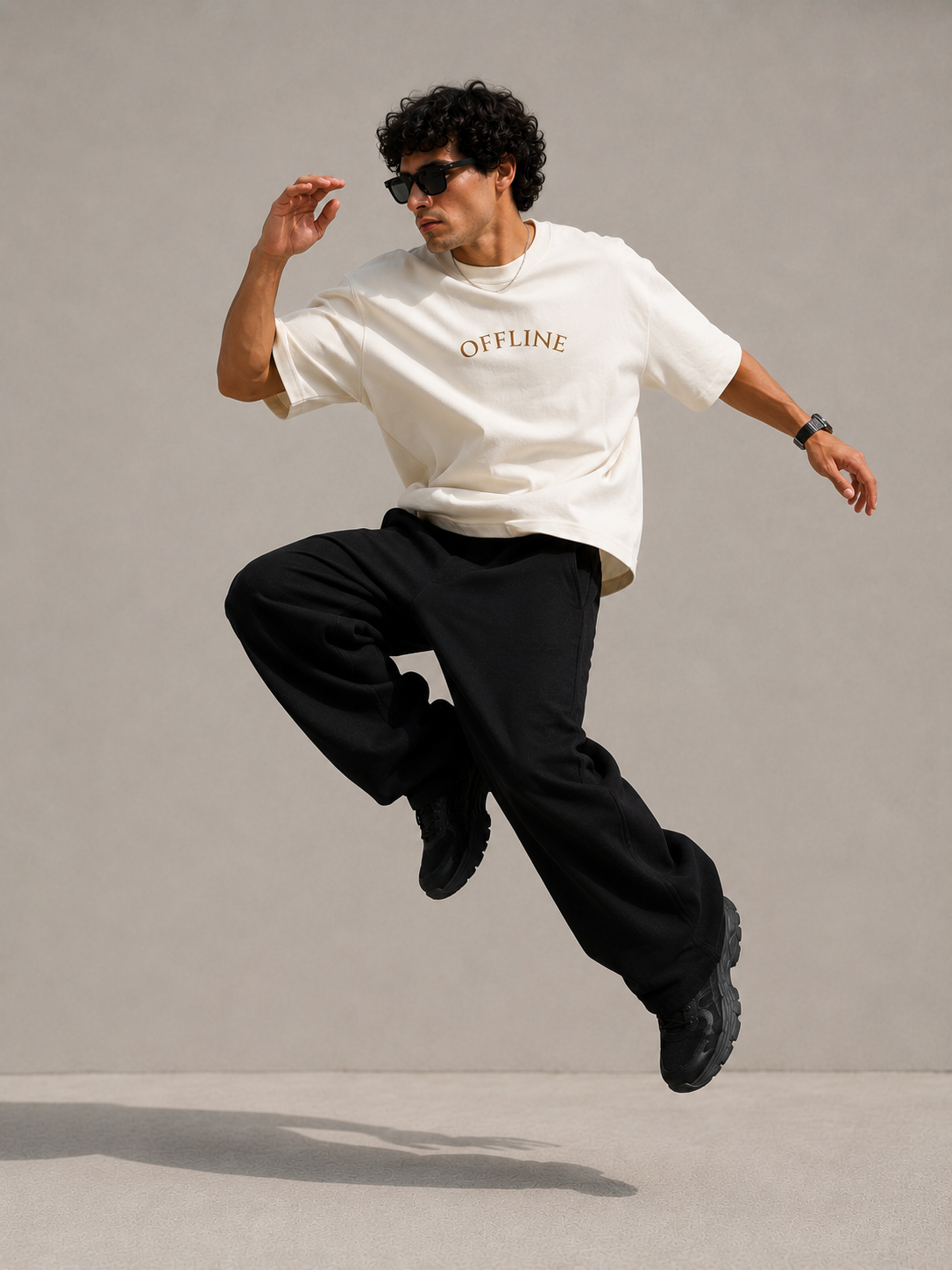 OFFLINE™ Boxy Tee — Vintage White