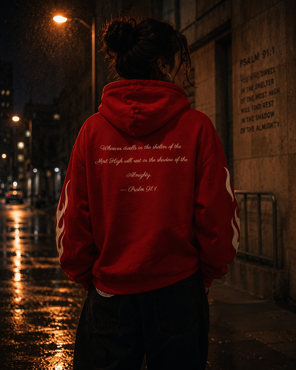 OFFLINE™ Flame Hoodie — Red
