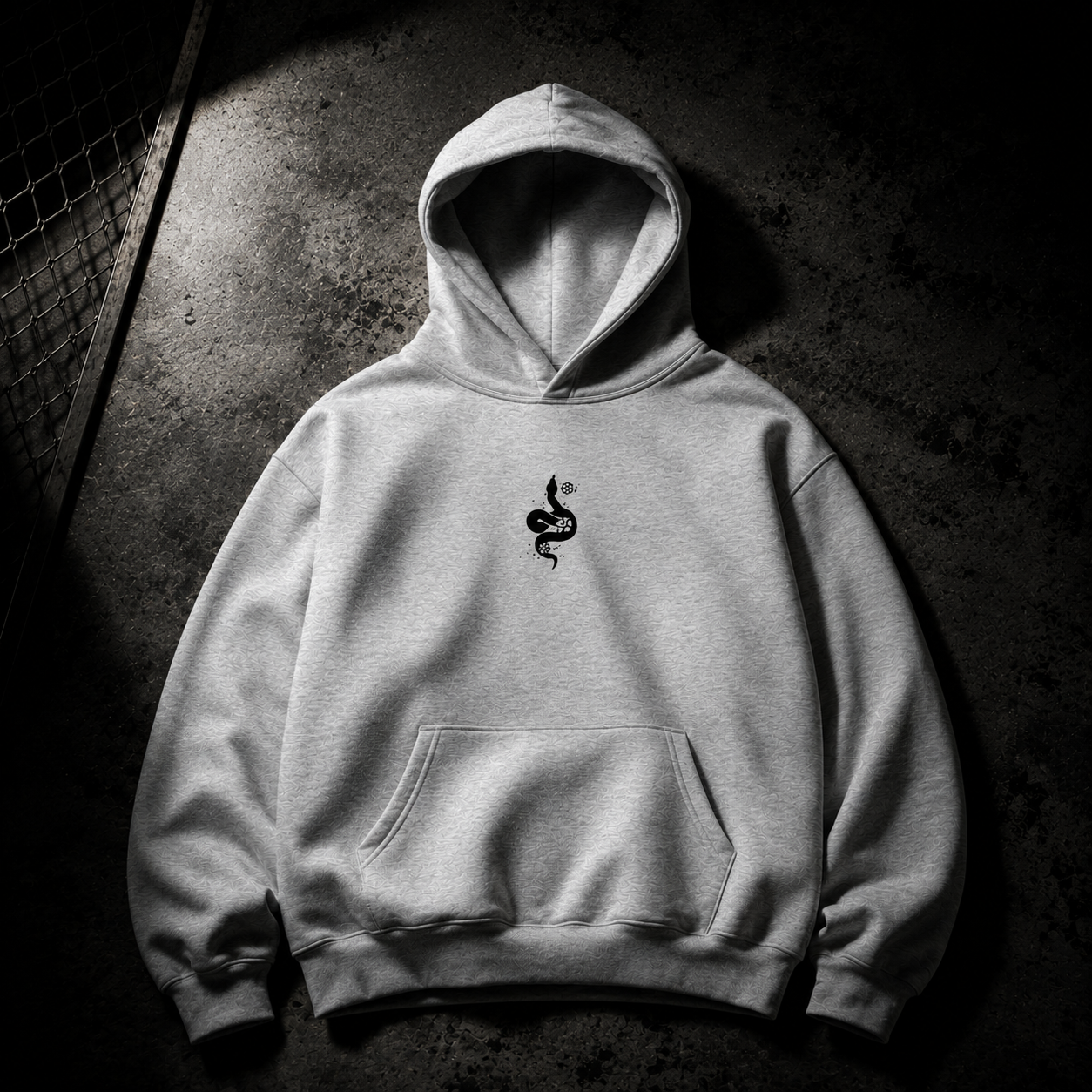 OFFLINE™ Serpent Signature Hoodie — Grey