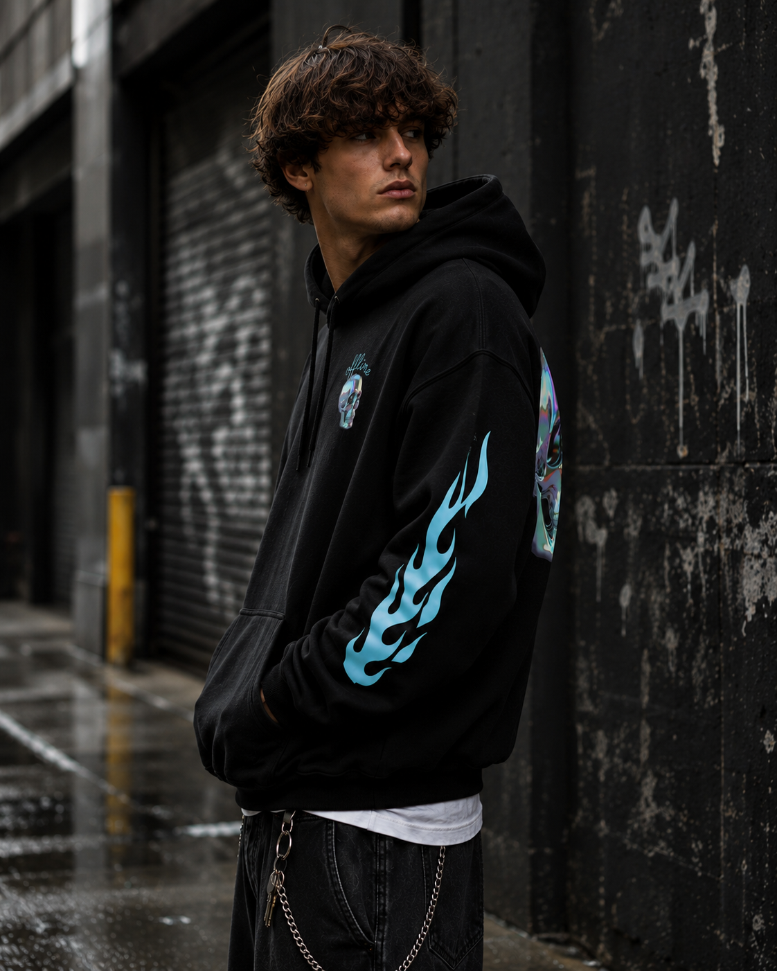 OFFLINE™ Core Heavyweight Hoodie — Black
