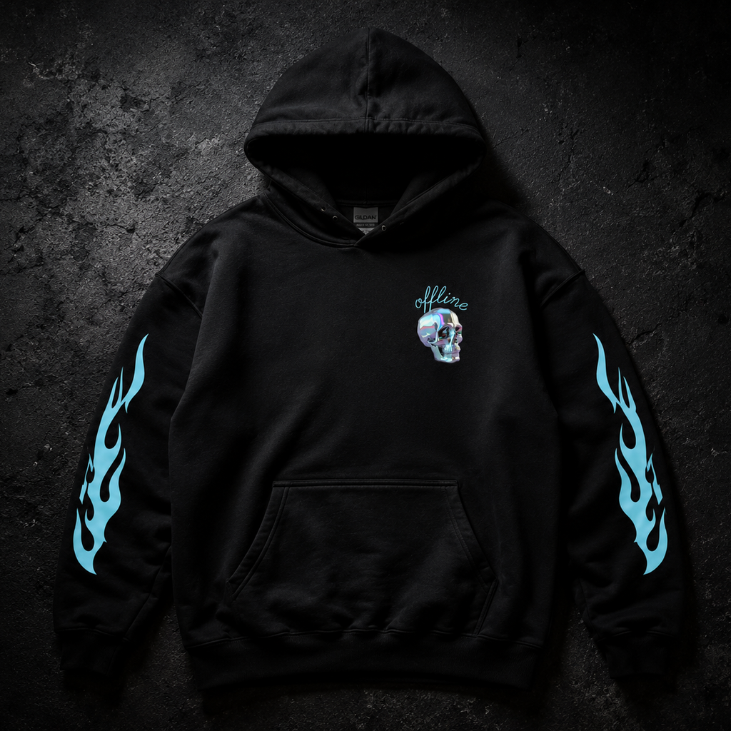 OFFLINE™ Core Heavyweight Hoodie — Black