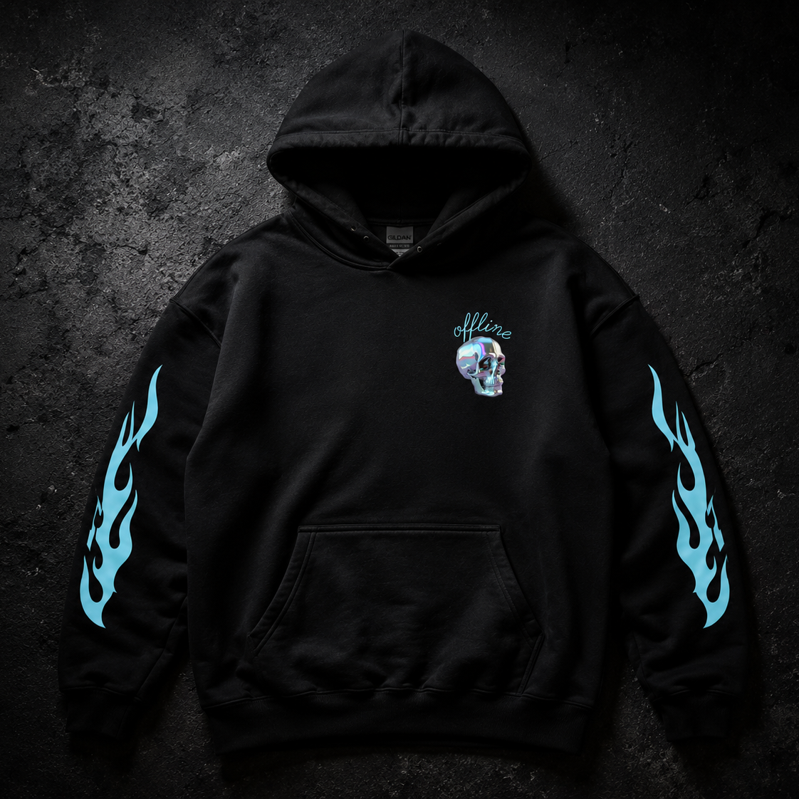 OFFLINE™ Core Heavyweight Hoodie — Black